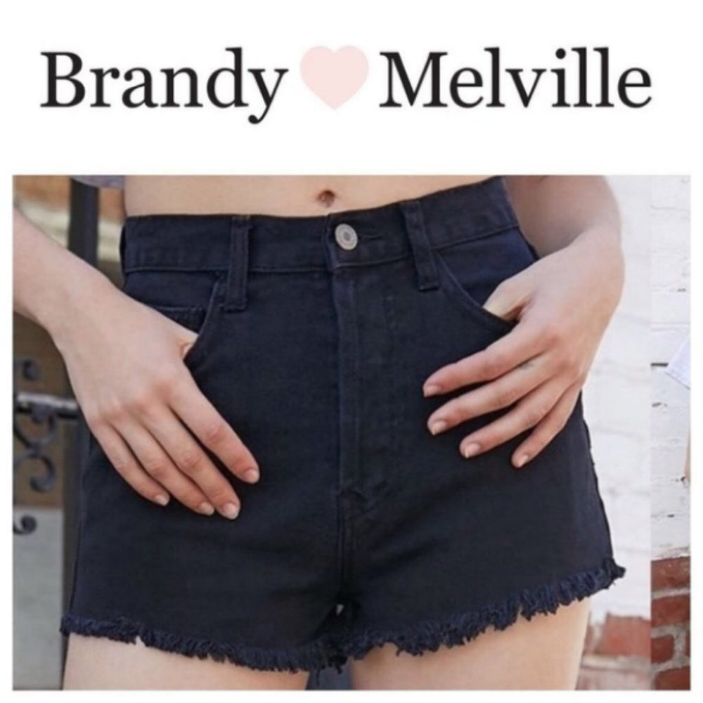 Brandy Melville Raw Hem Cut Off Shorts Siz…